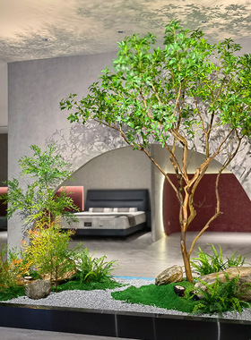 马醉木仿真绿植造景室内外大型假树橱窗装饰场景布置仿生植物景观