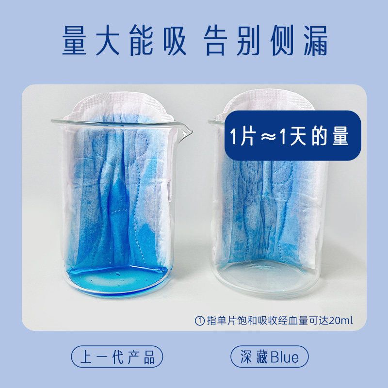 她研社超薄瞬吸透气深藏blue卫生巾 Herlab她研社卫生巾