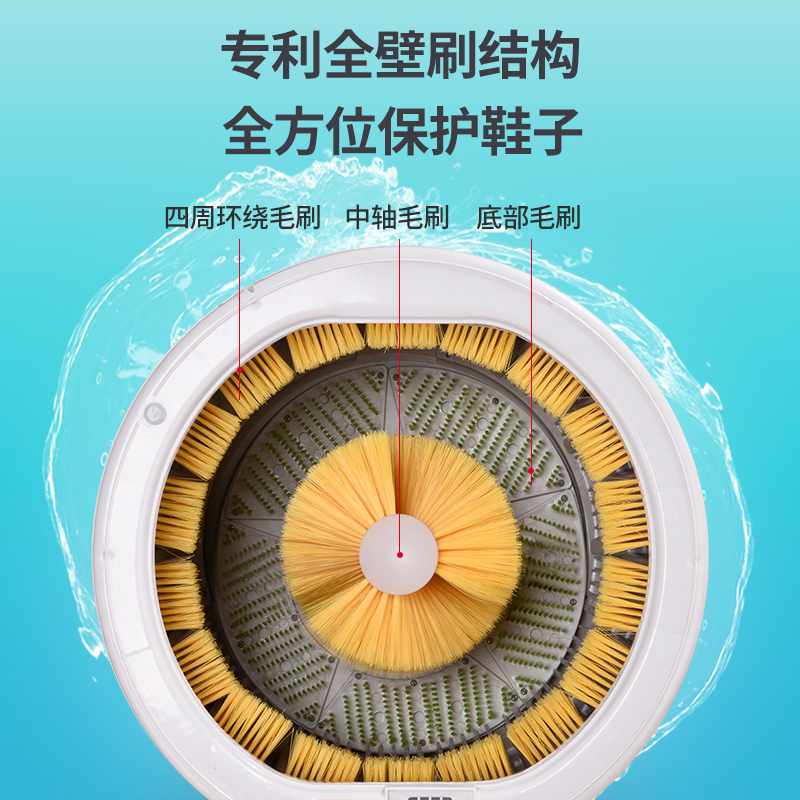 凤凰牌全自动洗鞋机家用刷鞋机洗脱一体全壁刷洗鞋神器官方旗舰店-图1