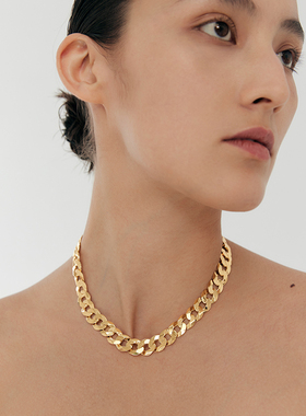 ins小众锁骨链刀片链925银银