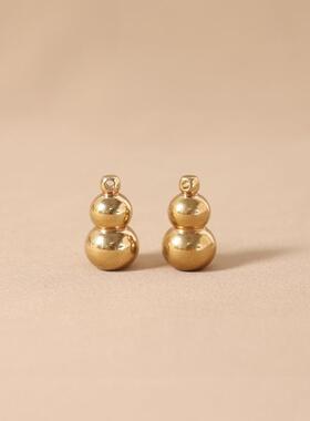 黄铜葫芦挂件挂坠迷你葫芦圆底葫芦平底葫芦纯铜汽车钥匙扣吊坠