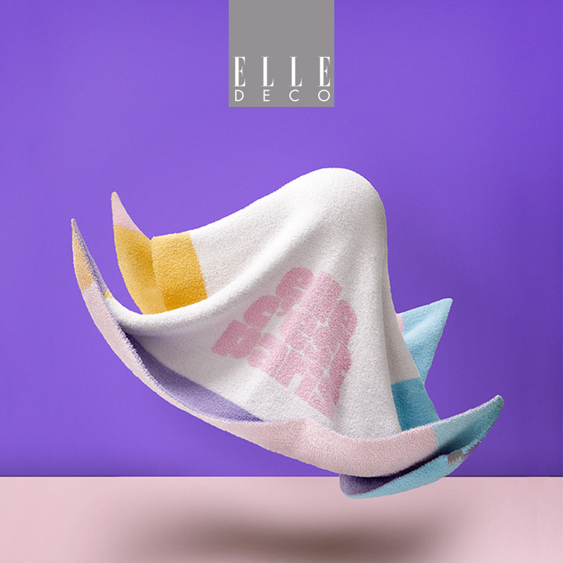 elle deco披肩柔软舒适户外露营毯 ELLEDECO家居休闲毯/毛毯/绒毯