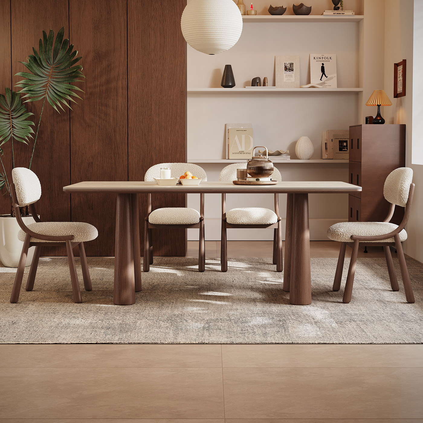 中古风实木餐桌侘寂风书桌泡茶桌家用复古风书桌洽谈洞石岩板餐桌,淘宝优惠券,粉丝福利购,淘宝优惠卷