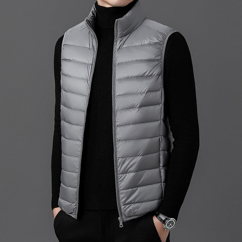 2024冬季新男士羽绒服马甲常规修身羽绒内胆轻薄背心保暖轻便坎肩,淘宝优惠券,粉丝福利购,淘宝优惠卷