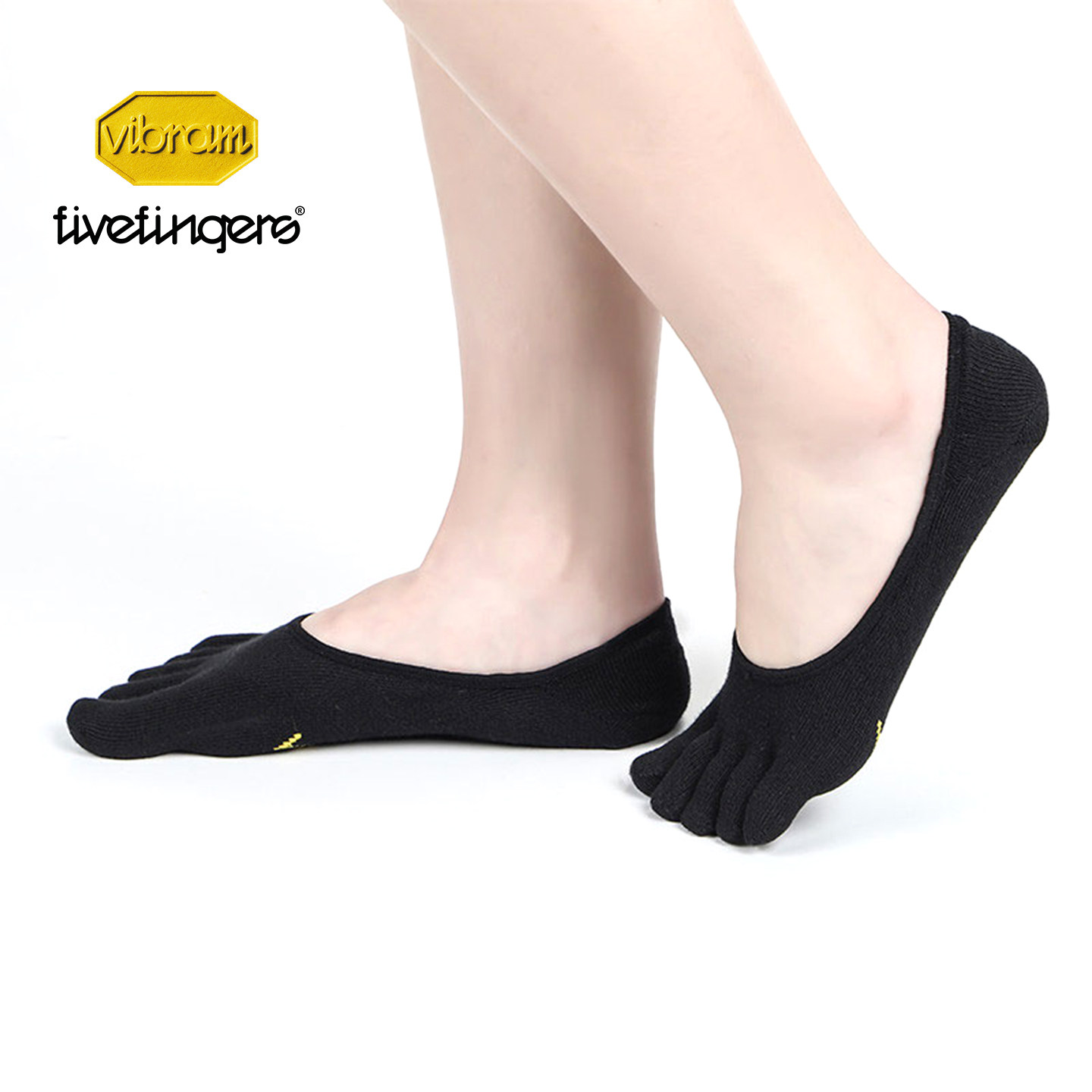 Vibramfingers五趾袜子男短袜浅口袜舒适透气船袜女运动四季Ghost