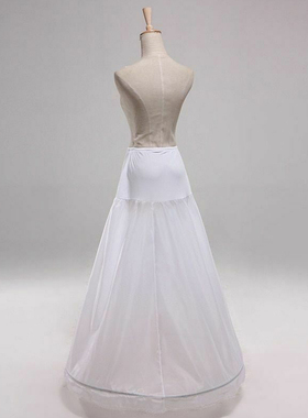 婚纱礼服裙撑A字摆裙演出撑裙
