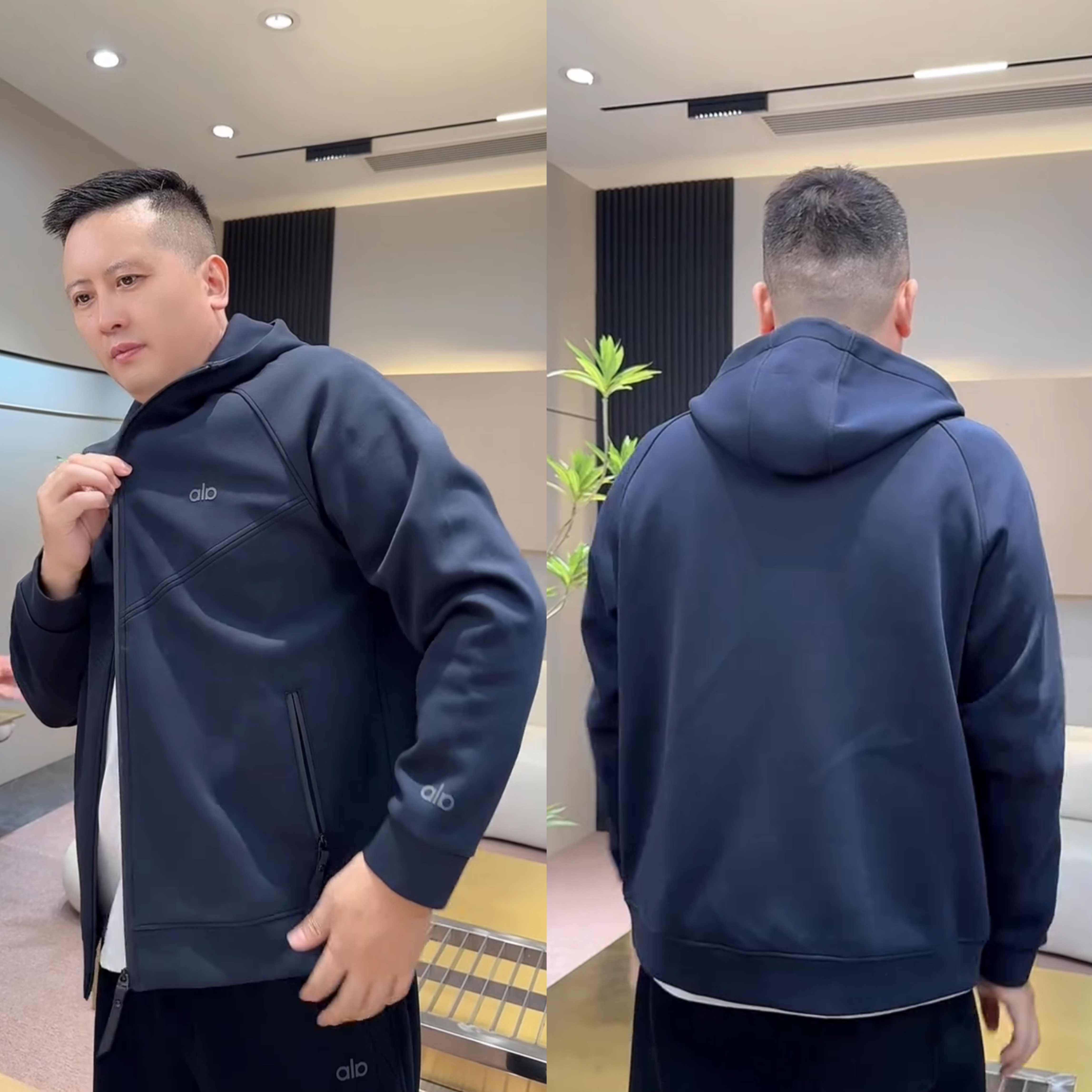 2025秋季高级感时尚休闲运动套装男士宽松百搭开衫外套卫裤两件套,淘宝优惠券,粉丝福利购,淘宝优惠卷