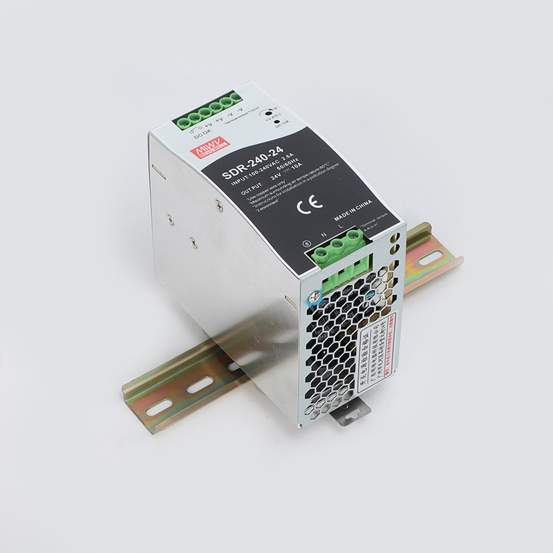 明纬SDR-120-24导轨开关电源12V/24V48V/5A/10A/20A75W240W480W - 图1