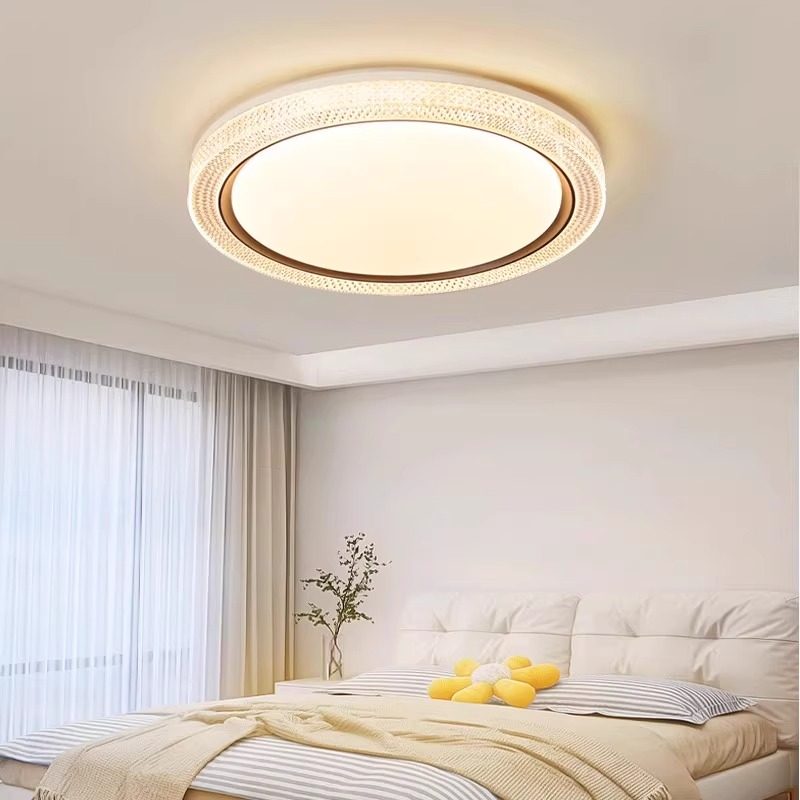 新款主卧室灯吸顶灯现代简约房间灯圆形法式轻奢水晶网红爆款灯具,淘宝优惠券,粉丝福利购,淘宝优惠卷