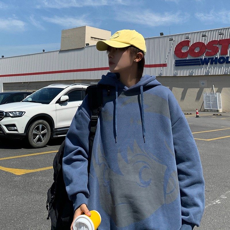 动漫连帽男秋季原宿风vintage卫衣 丞昌卫衣