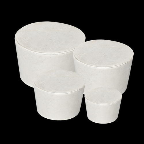 橡胶塞堵头 水管塞 橡皮塞 密封塞 橡胶塞子 橡皮塞子闷头 三角烧瓶 圆底烧瓶 锥形瓶 玻璃试管塞实验室用 - 图1