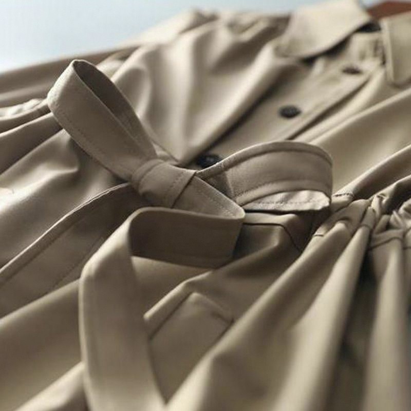 气质新款大衣女韩版2025小个子风衣外套春秋季中长款衬衫薄款百搭,淘宝优惠券,粉丝福利购,淘宝优惠卷