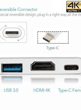 Type C to HDMI Usbc USB 3.0 Adapter For Macbook iPad Samsung