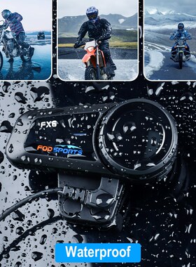 Fodsports FX6 Motorcycle Helmet Bluetooth Intercom Moto Helm