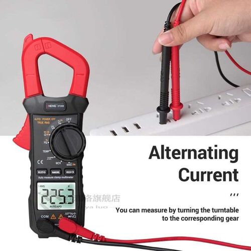 Digital 6000 Counts True RMS NCV Clamp Meter Auto Range Mult - 图0