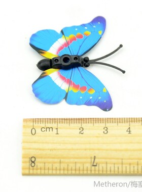 Cheap 12PCS / 4CM Artificial Handmade Plastic Insect Butterf