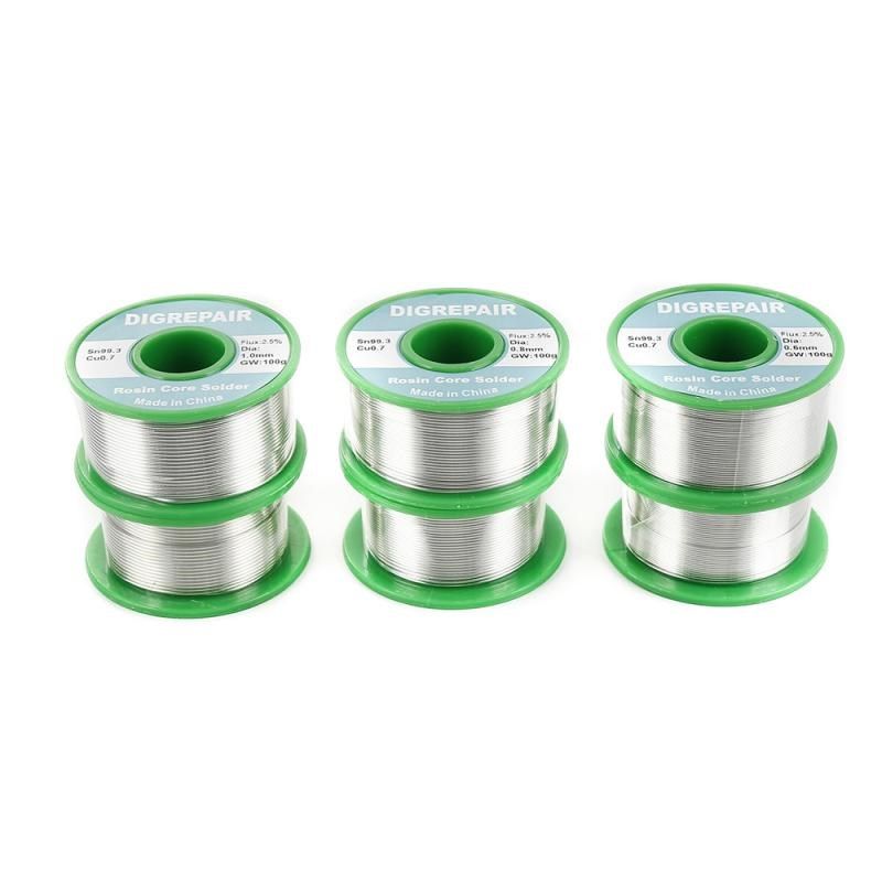 HMILYDYK Loodvrije Soldeerdraad Rosin Core Tin Wire Sn99.3 Cu0.7