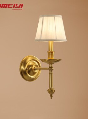American Style Vintage LED Wall sconce Double Copper Wall Li