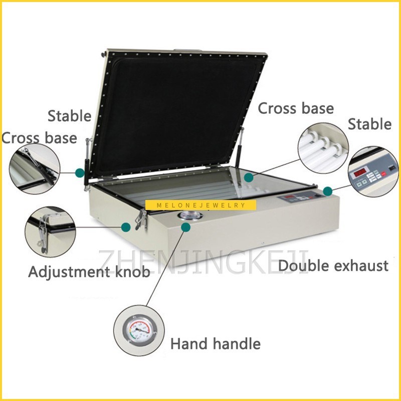 Desktop Exposure Machine ools Vacuum CNC Signage Steel Plate - 图3