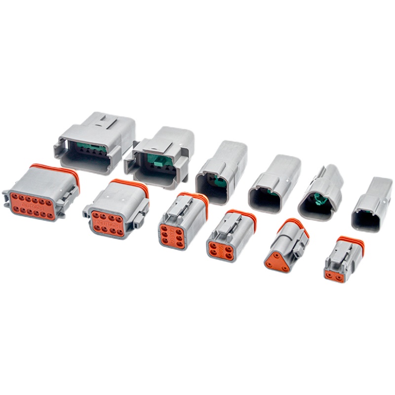 联芯电气汽车接插件DT06-2S 防水连接器DT04-2P 公母对接线束插头 - 图3