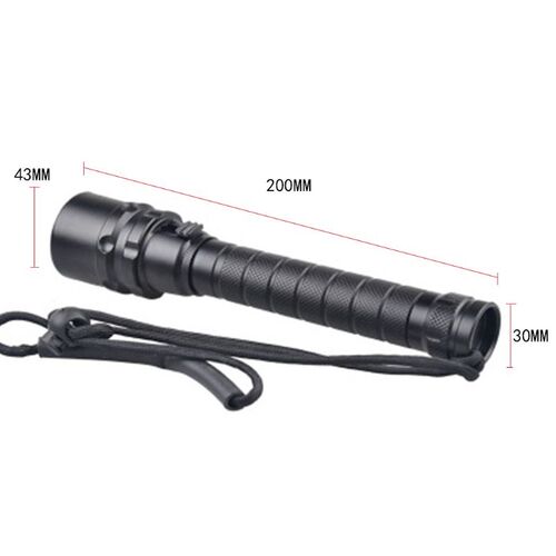 1000 LM T6 LED Glare Waterproof Fill Light Scuba Diving Flas - 图3