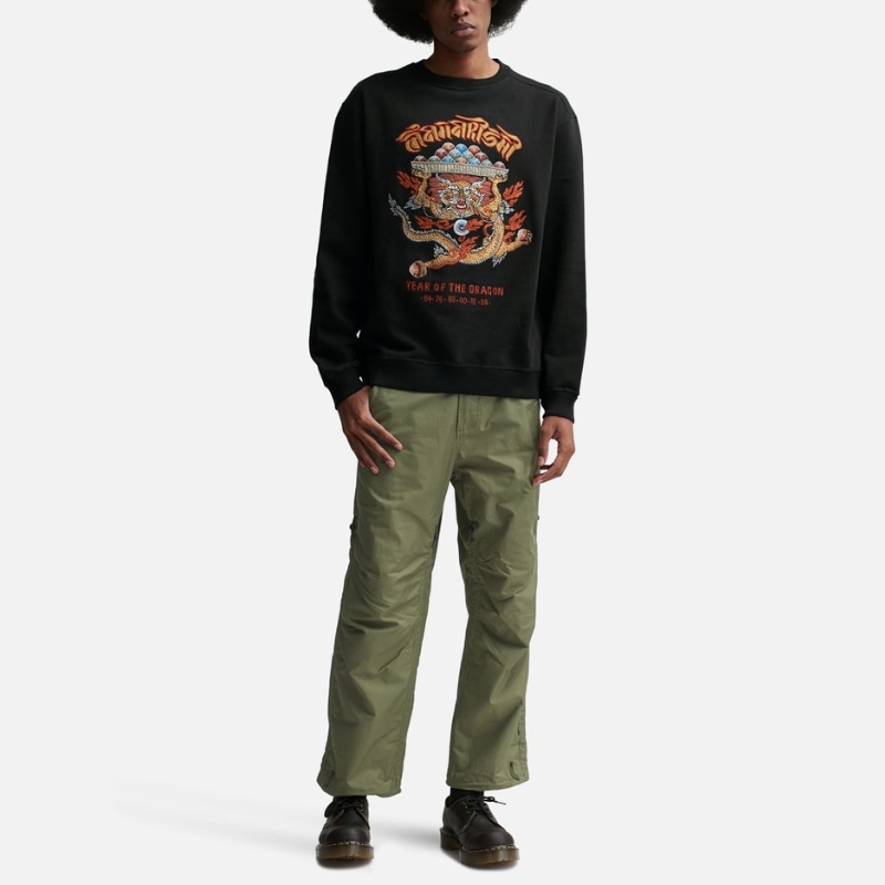 Maharishi Abundance Dragon Crew Sweat无帽卫衣男HBX-图3