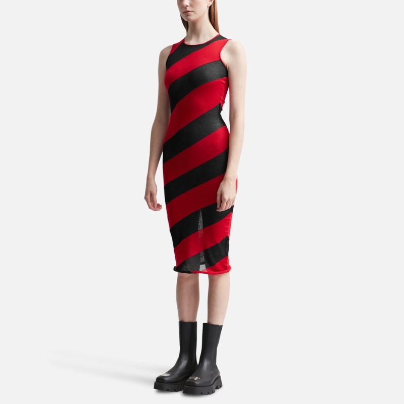 Mowalola Striped Knit Dress 连衣裙女HBX - 图0