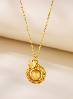 法国CapinKofin吸金星搭配小胖福项链吊坠轻奢百搭高级感锁骨