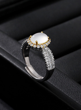 法国CapinKofin开口戒指鸽子蛋设计感独特尾戒气质高级感可调节