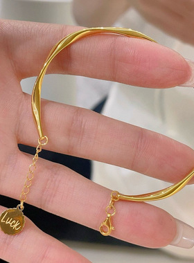 法国capinkofin色莫比乌斯手镯弹力开口链镯轻奢高级感小仙女