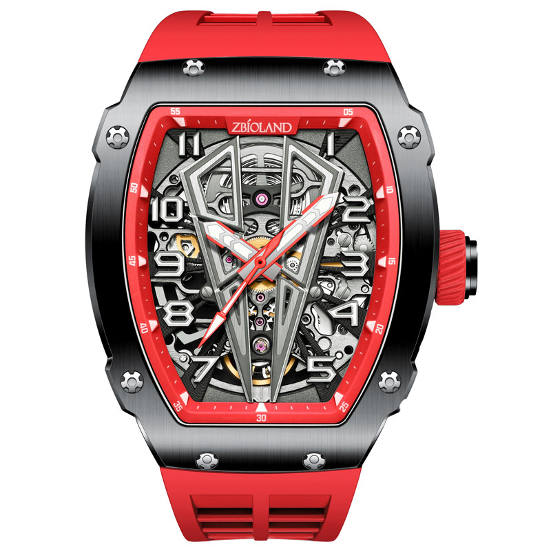 国表珍宝莱自动理查酒桶型机械表 珍宝莱国产腕表