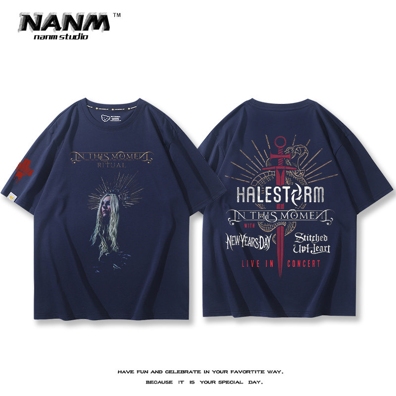 美国in this moment短袖男夏季t恤 nanmT恤