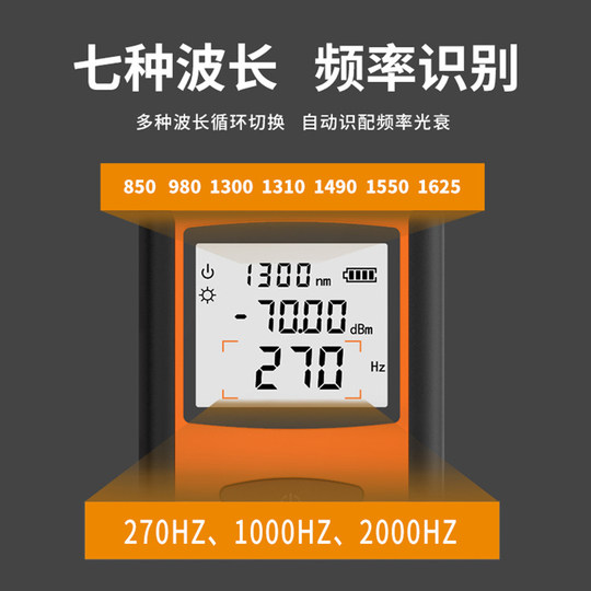 Sanbao Optical Power Meter Fiber Optic Attenuation Tester