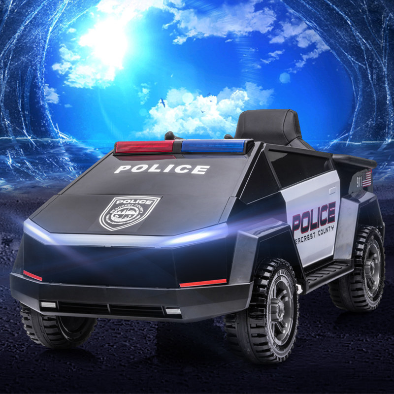 科幻儿童四轮遥控小孩童车电动车 护美宝贝儿童电动车