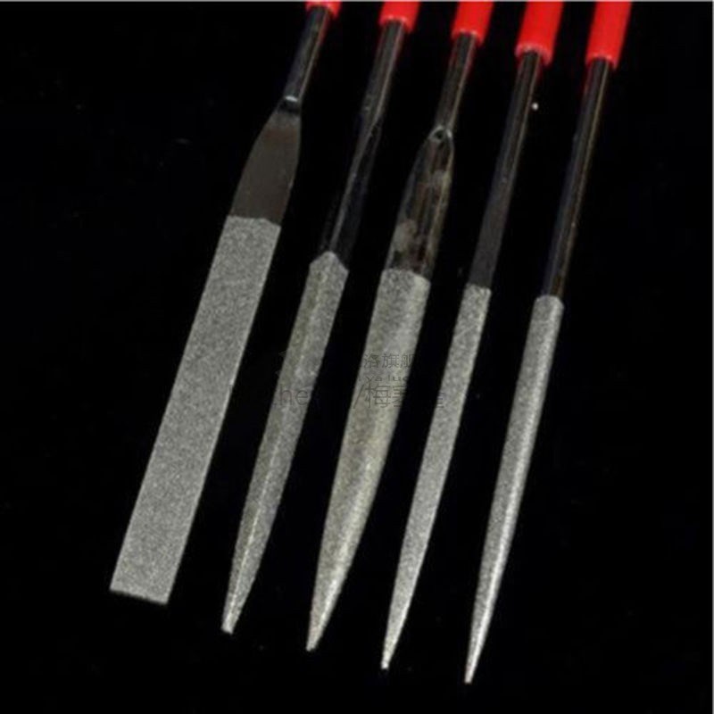*5Pcs Mini Needle File Set Diamond Coated 140mm for Ceramic - 图2