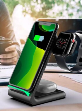 15W Qi Fast Wireless Charger Stand For iPhone 12 Pro Max 11