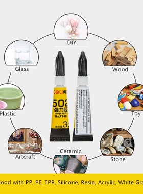 *3pcs super glue 502 Liquid Contact adhesive for wood rubber