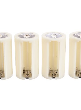 4pcs New Arrival Battery Box 3x AA to D Size Battery Adapter