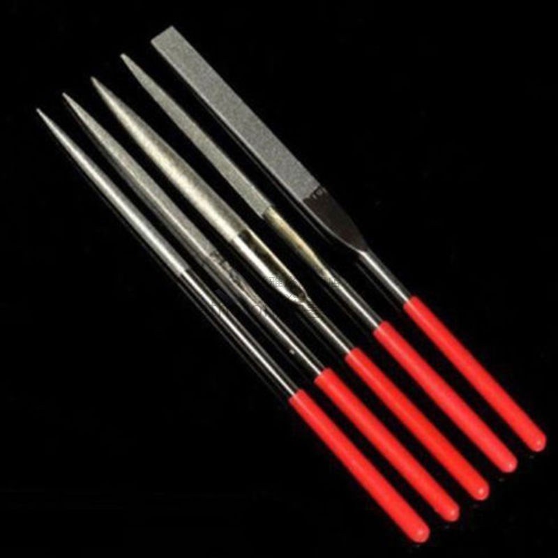 *5Pcs Mini Needle File Set Diamond Coated 140mm for Ceramic - 图1