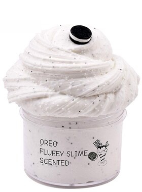 60ml/120ml Slime Fluffy Lizun DIY Kit Modeling Clay Light Pl