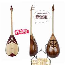 Xinjiang ethnic musical instrument 75cm Kazakhs handmade engraving words Winter without pulling children solid wood standard violin