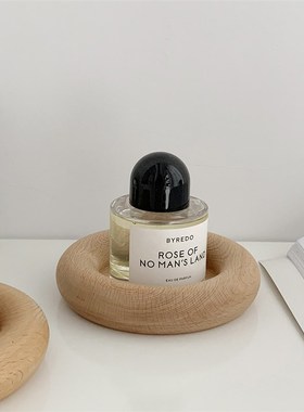 秘密卡车实木摆件日式圆形榉木置物盘钥匙收纳咖啡馆民宿桌面装饰