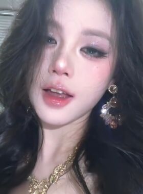 璀璨古早千金风爆闪水滴流苏耳钉