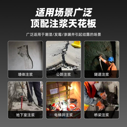 防水补漏水泥注浆机水玻璃高压双液灌浆机小型砂浆注浆泵空鼓堵漏 - 图2