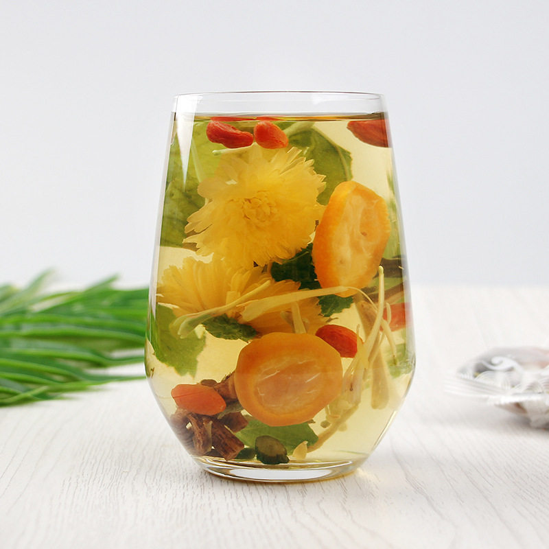 金银花菊花茶孕妇喝的茶下火茶哺乳期枸杞儿童熬夜花茶嗓子养生茶