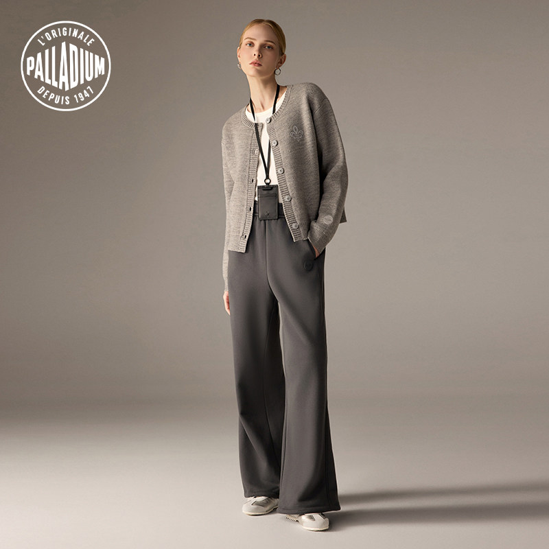 PALLADIUM帕拉丁裤装简洁绒面垂感休闲女款长裤1912945,淘宝优惠券,粉丝福利购,淘宝优惠卷