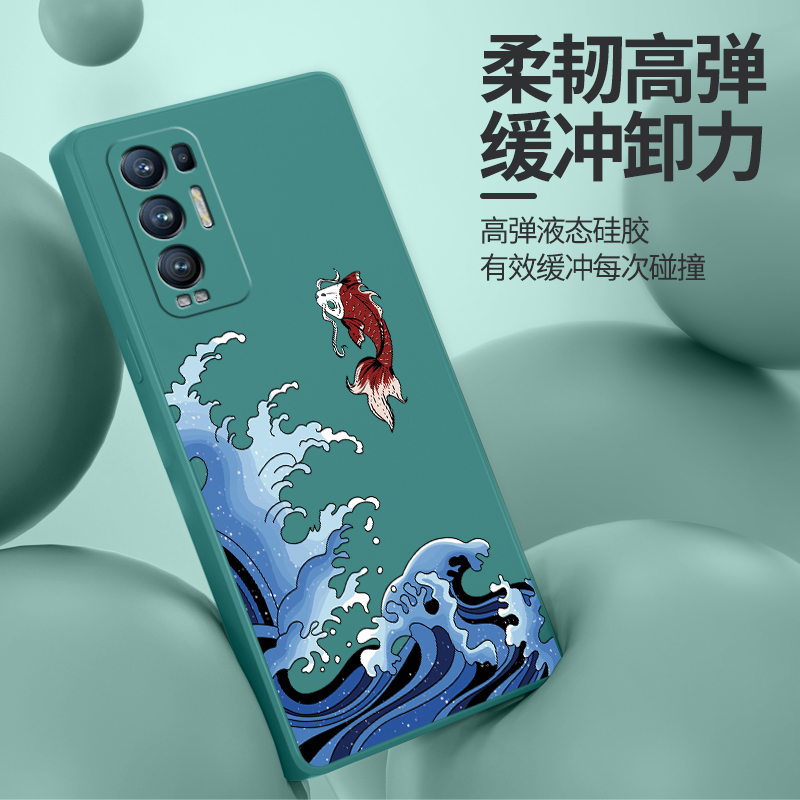 中国风适用opporeno5pro十手机壳reno5por+新款PDRM00硅胶套OPPO5G复古男0pp0女opporen加proplus国潮新中式 - 图3