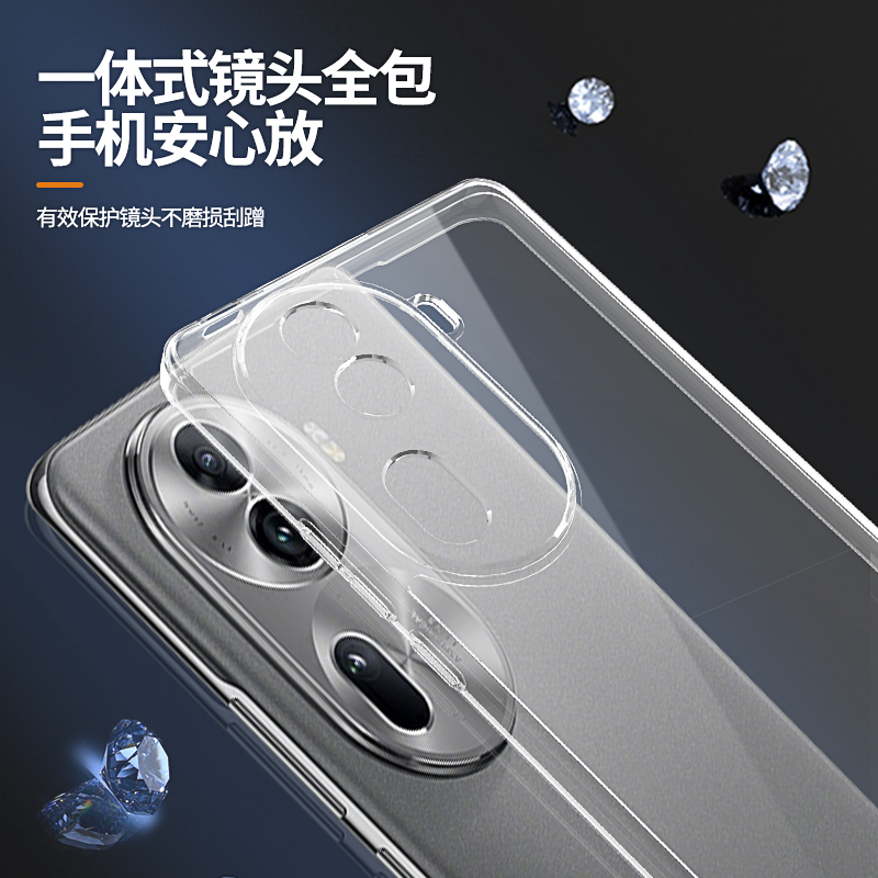 适用oppoReno11手机壳Reno11pro透明直边新款oppo5G硅胶rone套opρo超薄防摔PJH110男PJJ女opp0pp0pporeno115-图1