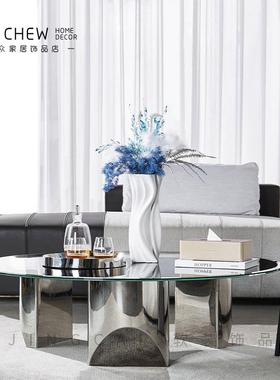 轻奢现代酒壶酒器套装样板间售楼处玄关卧室边几沙发客厅餐桌摆设