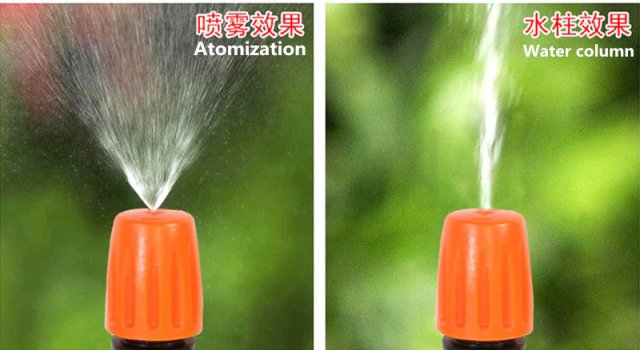 40 Pcs Mist Nozzle Spray Adjustable Closable Garden Lawn Irr - 图3